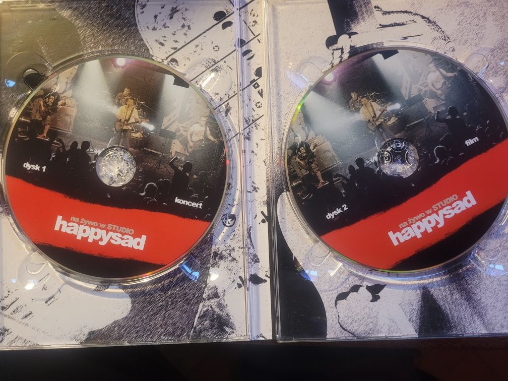 DVD x 2 Happysad na żywo w studiu 2008 Mystic