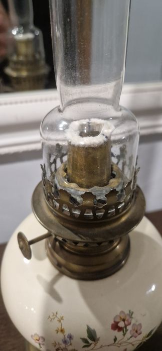 Lampa naftowe francuskia ceramika