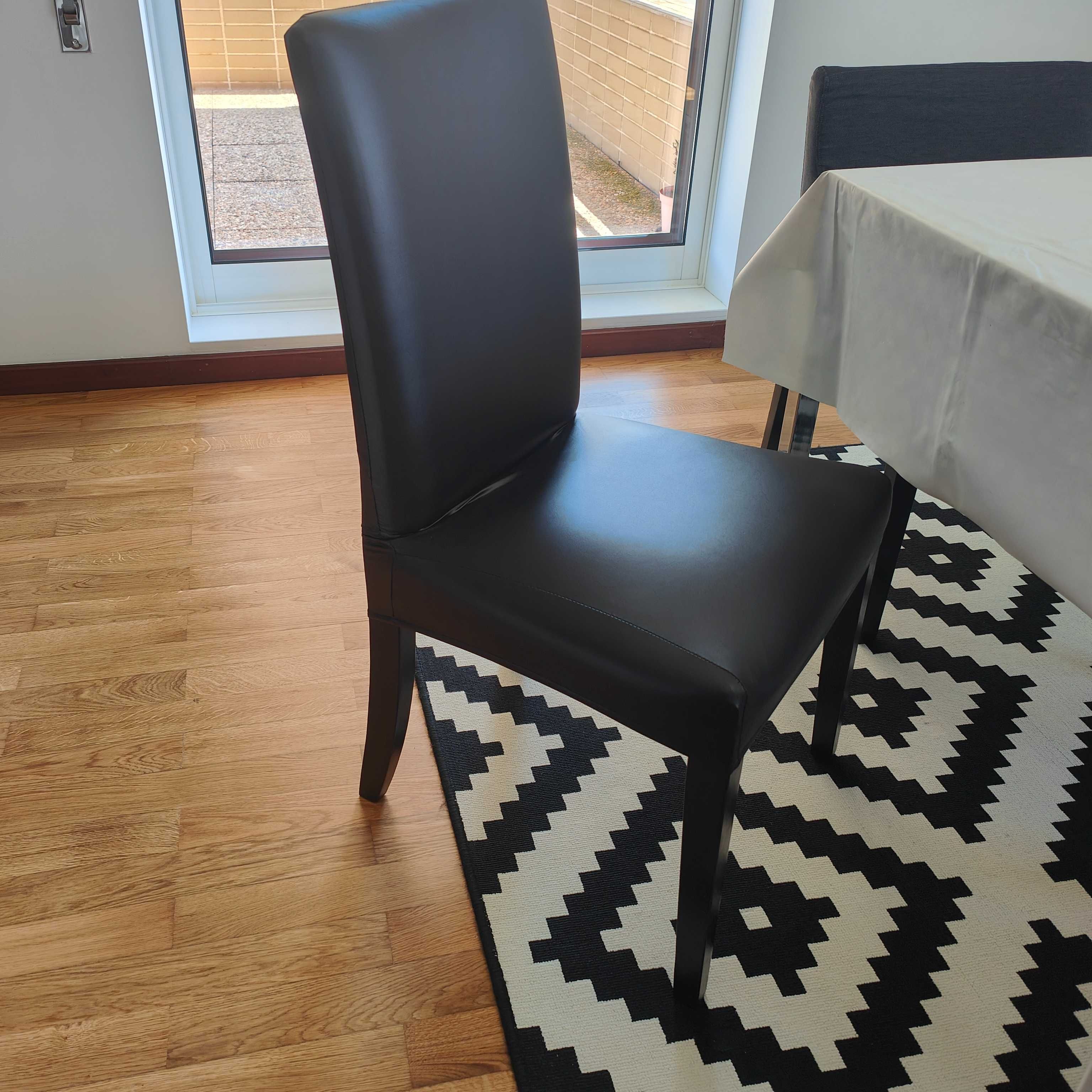 Conjunto 6 cadeiras: 4 Cadeiras e 2 cadeirões Ikea