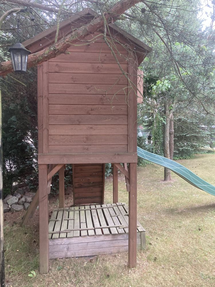 Domek ogrodowy drewniany dla dzieci