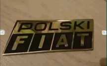 Fiat 126p znaczek emblemat przód Polski Fiat oryginał nowy
