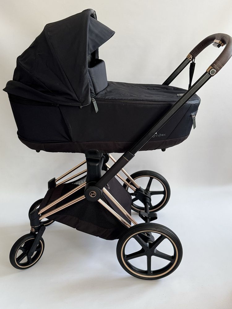 Wozek Cybex Priam 4.0 2w1 rose gold, gondola + spacerówka + gratisy