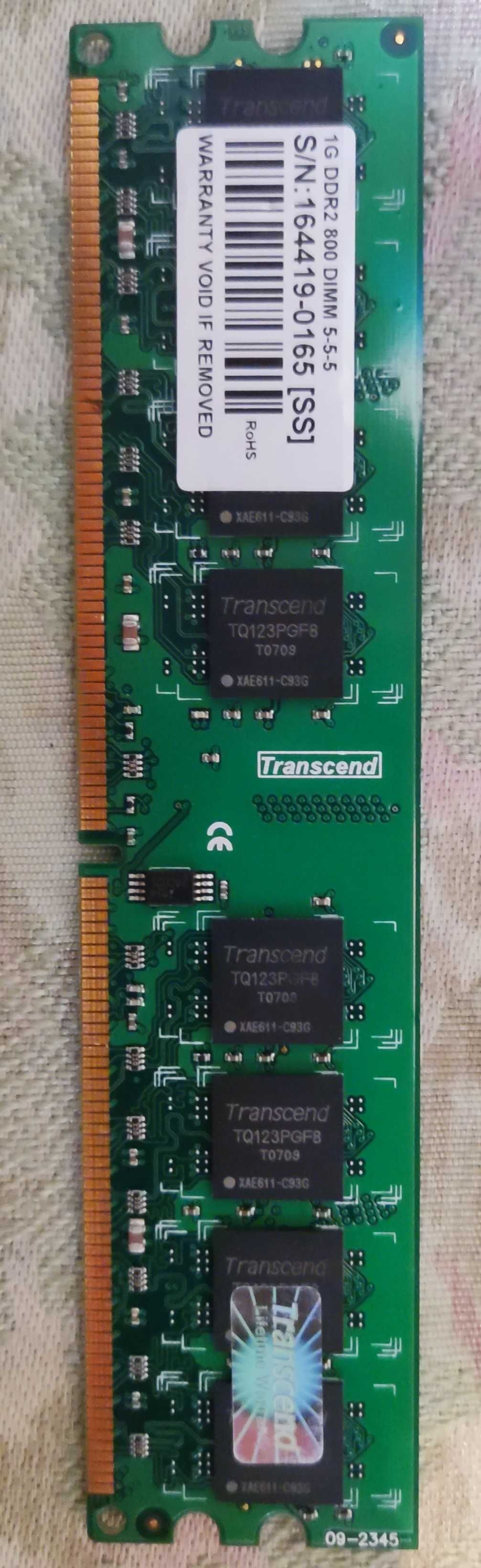 Team, Transcent, Samsung DDR-3, DDR-2, 1/2/4/8Gb