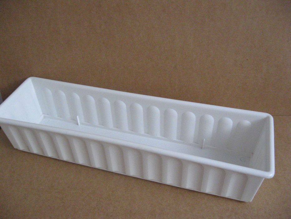 Nowe korytko skrzynka do kwiatów kolor biały