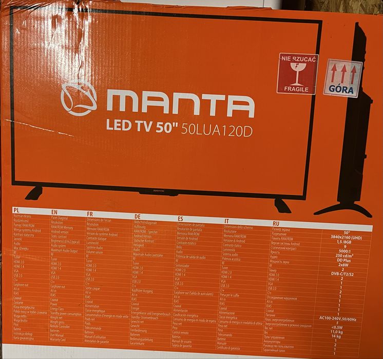 Smart tv Manta 50”