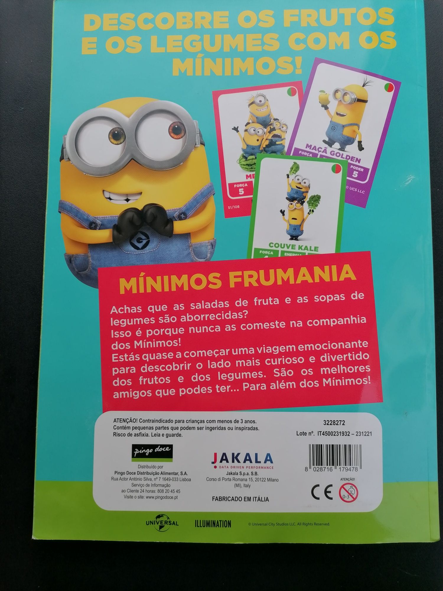 Caderneta Frutomania Pingo Doce.
Está incompleta faltando 35Doce