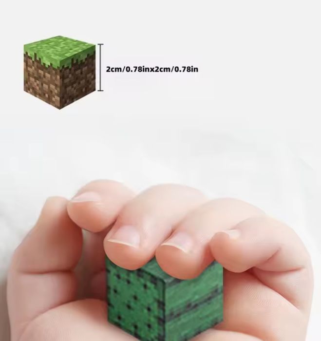 Магнітний конструктор Майнкрафт Minecraft 60/120/180/240/300 кубиків