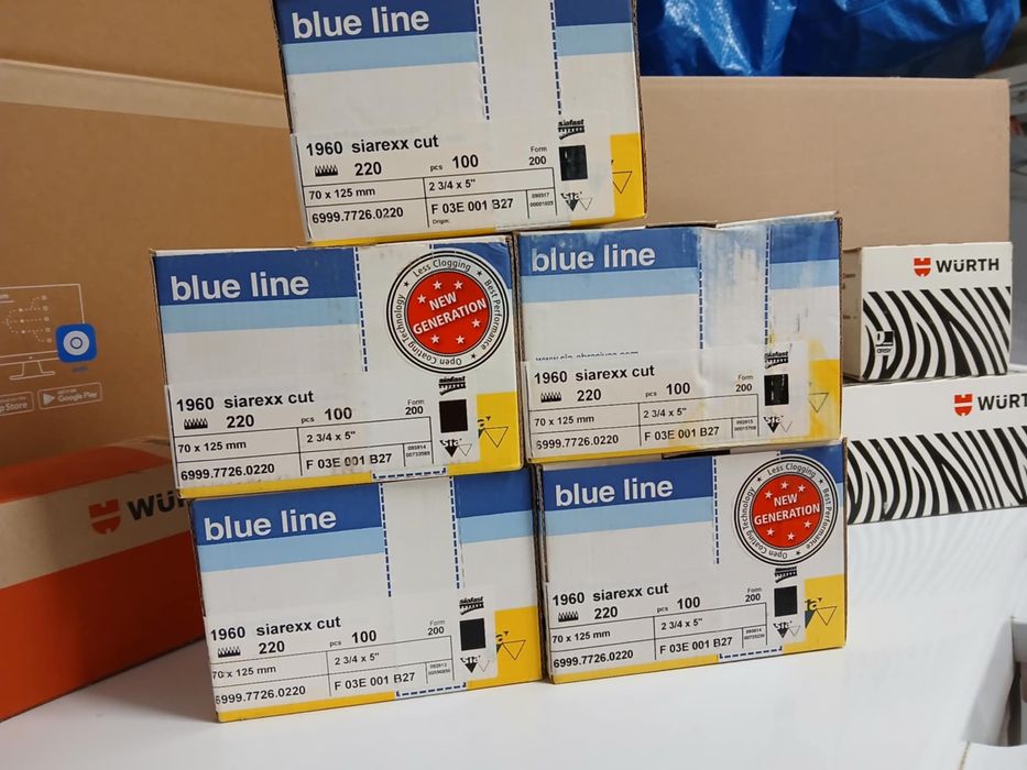 Blue line Papier ścierny na kostkę 150zł za Wszystko