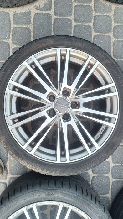 Felgi18 Wheelworld 5*112 Audi VW Mercedes opona lato 5mm kpl