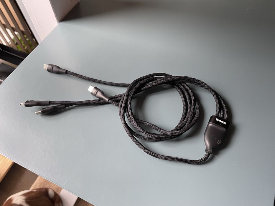 Kabel baseus 3in1 usb c micro usb lightning