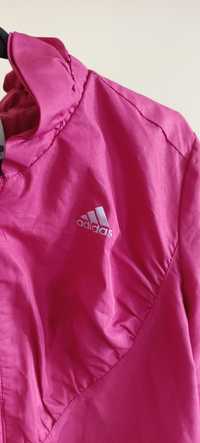 Jak nowa różowa kurtka przeciwdeszczowa wiatrówka Adidas r.98-104