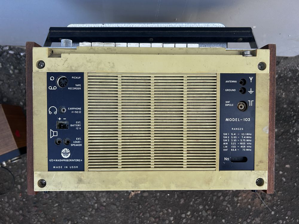 Radioodbiornik RIGA model 103
