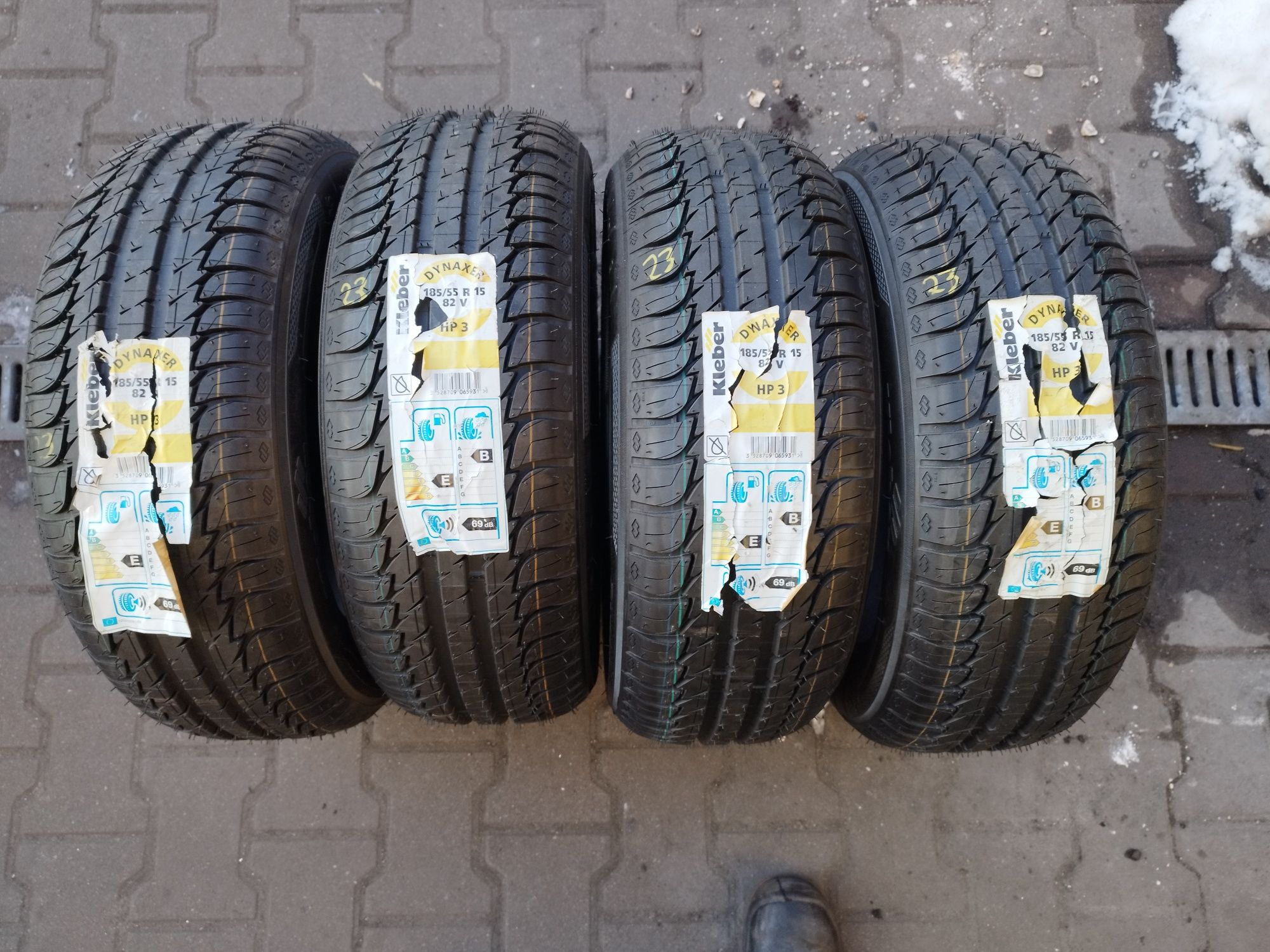 4x Nowe opony letnie 185/55 r15 Kleber dynaxer hp3 82v
