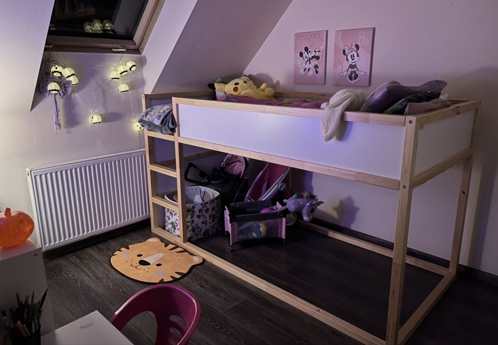 Praktycznie nowe łóżko ikea kura