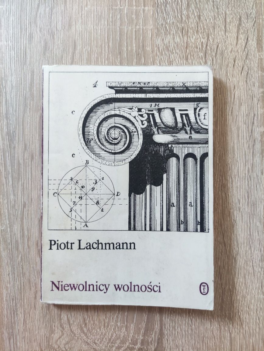 Książka tomik poezji Niewolnicy wolności Lachmann