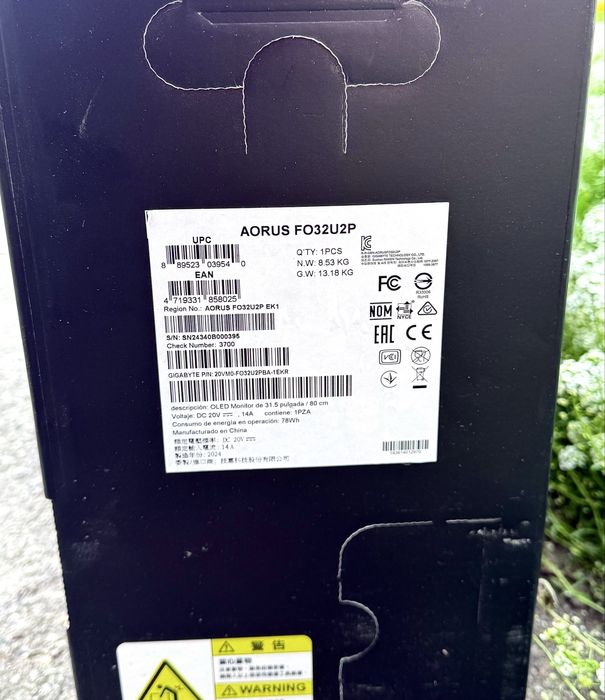 Gigabyte AORUS FO32U2P