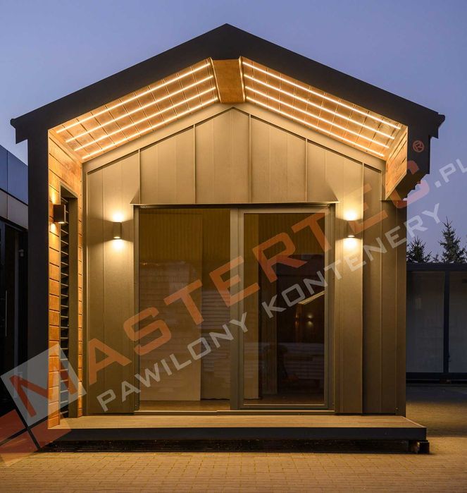 Nowoczesny Domek modułowy całoroczny 35m2  PIR 160mm Cena Brutto !!