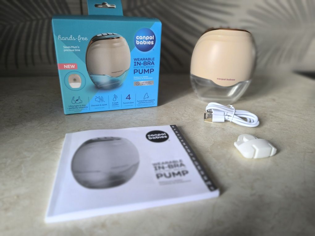 Laktator CANPOL BABIES Hands-free, Bezprzewodowy, cichy, lekki 
›
Lakt