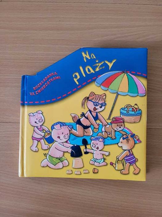 Rozkładanka ze zwierzątkami - Na plaży.