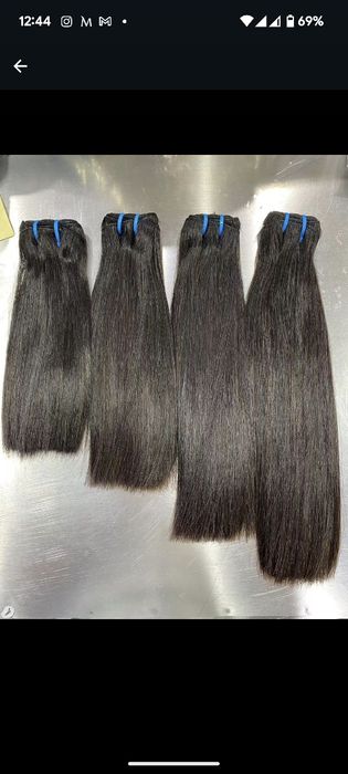 Extensões de Cabelo Humano Grade 10A - Vários Tamanhos e Texturas