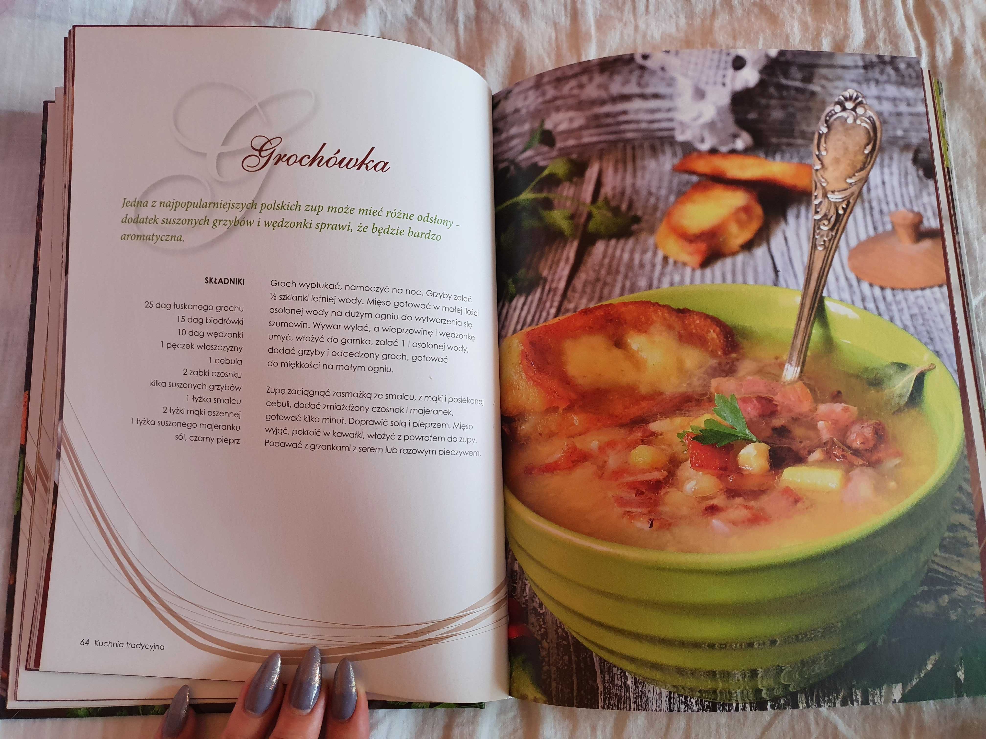 Książka kucharska "Kuchnia tradycyjna / Kuchnia light"