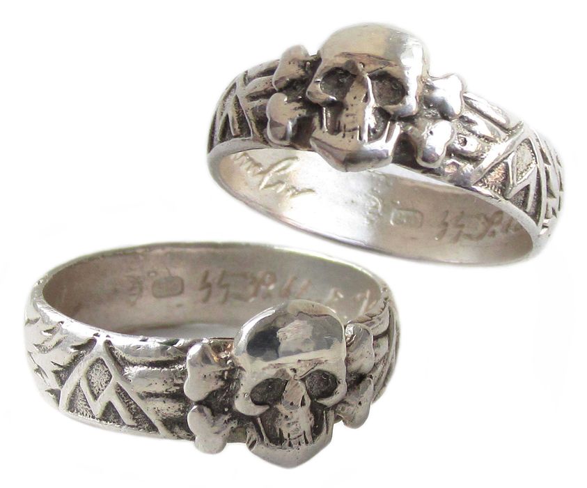 Наградное кольцо СС (SS) Тотенкопф Totenkopf.