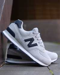 New Balance 574 Silver Black