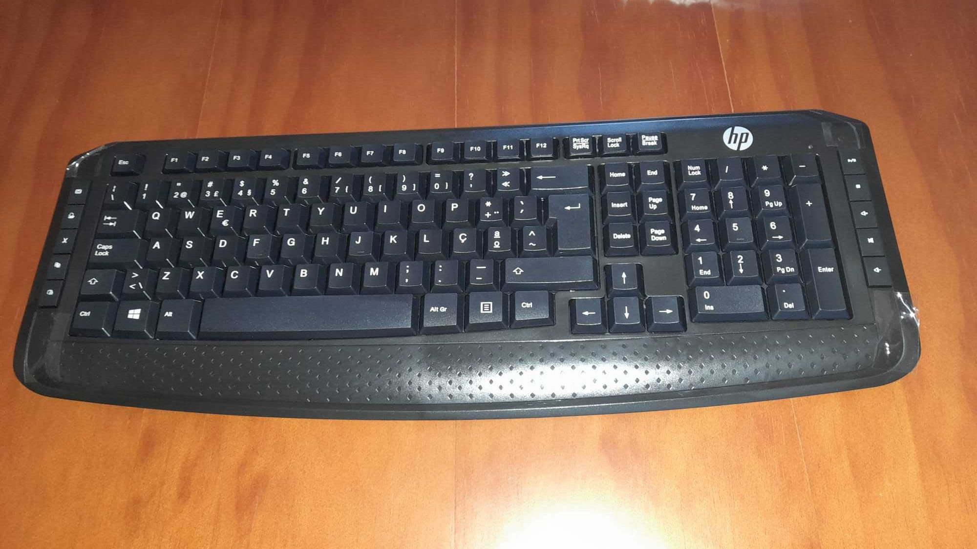 Teclado + Rato HP Wireless, Unidade Preto