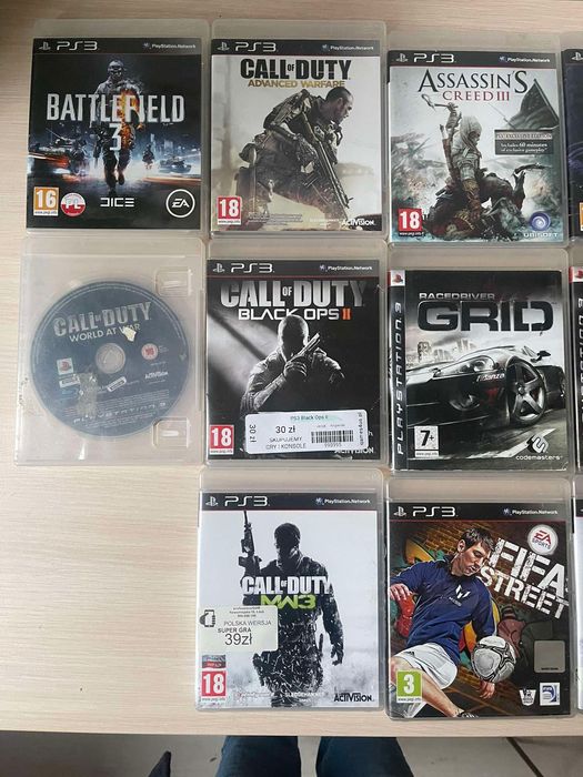 Gry na PS 3, Call of Duty MW 1,2,3, Lego, inne