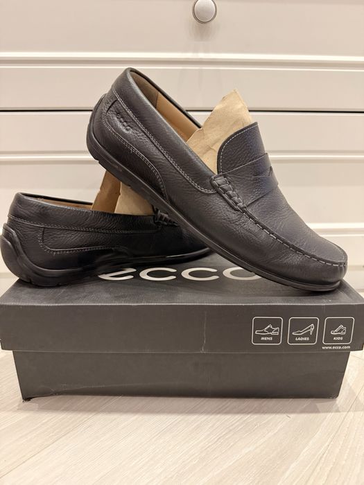 Туфлі мокасини лофери Ecco шкіра р.46