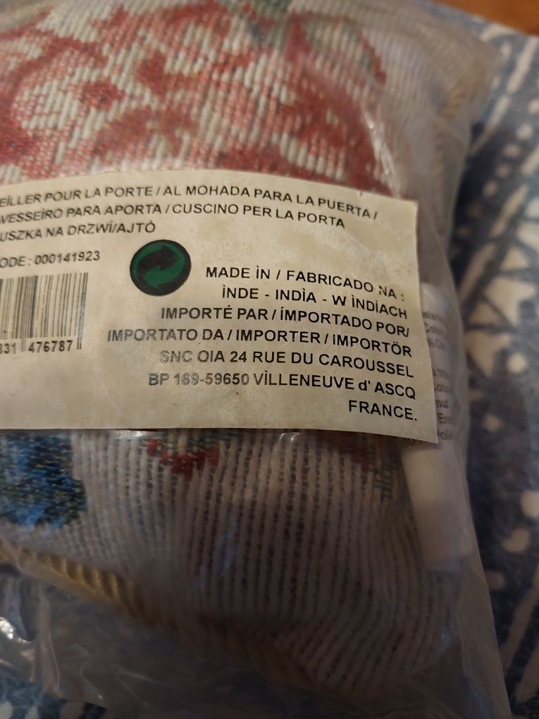 Poduszka na dzwi ...