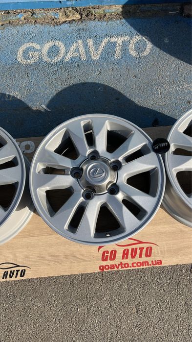 Goauto диски Lexus 5/150 r17 et60 8j dia1100 як нові в сріблі