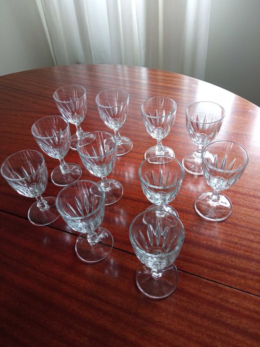 Copos de vidro para vinho branco