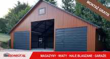 Garaż Blaszany Wysoki -Garaże -10x6 -Wiata -Magazyn Blaszany - Romstal