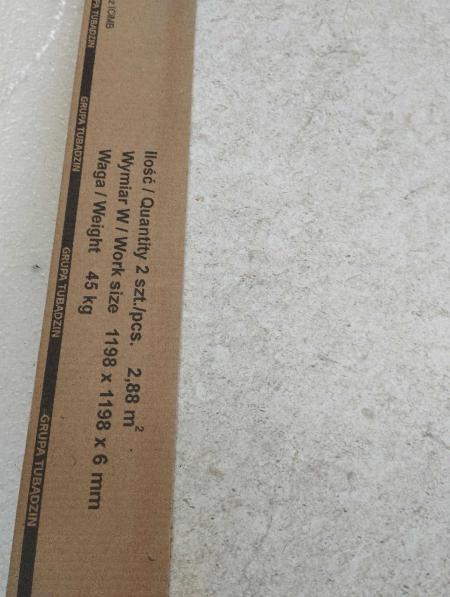 płytki TUBĄDZIN  zimba beige 120x120