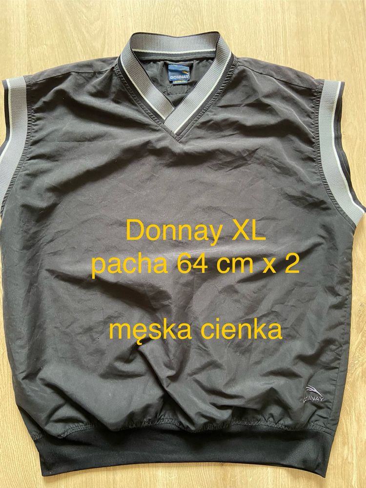 Donnay XL kamzielka czarna sportowa sport męska unisex Vintage