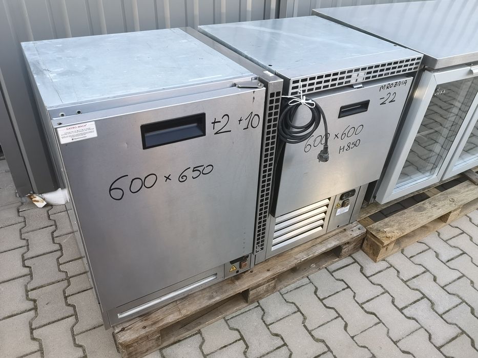 Stół do zabudowy chłodniczy i mroźniczy.