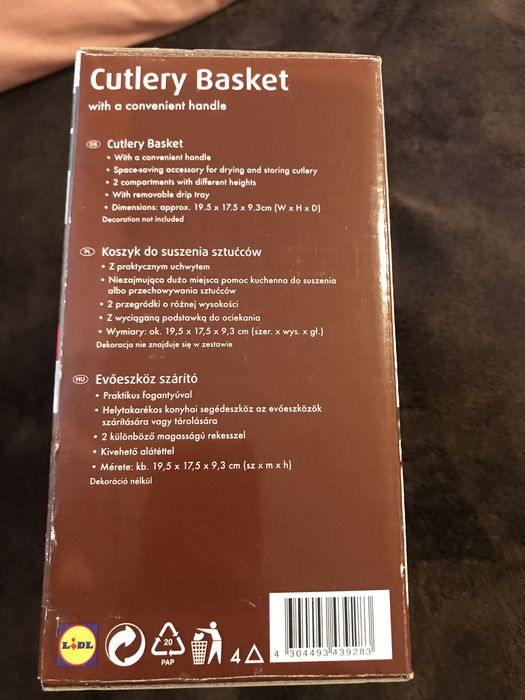 Ociekacz na sztućce