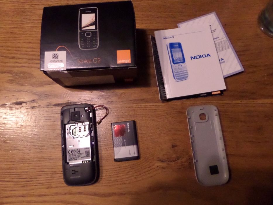 NOKIA C2-01 Telefon Czarny, Pudełko, IMEI zgodne, sprawny