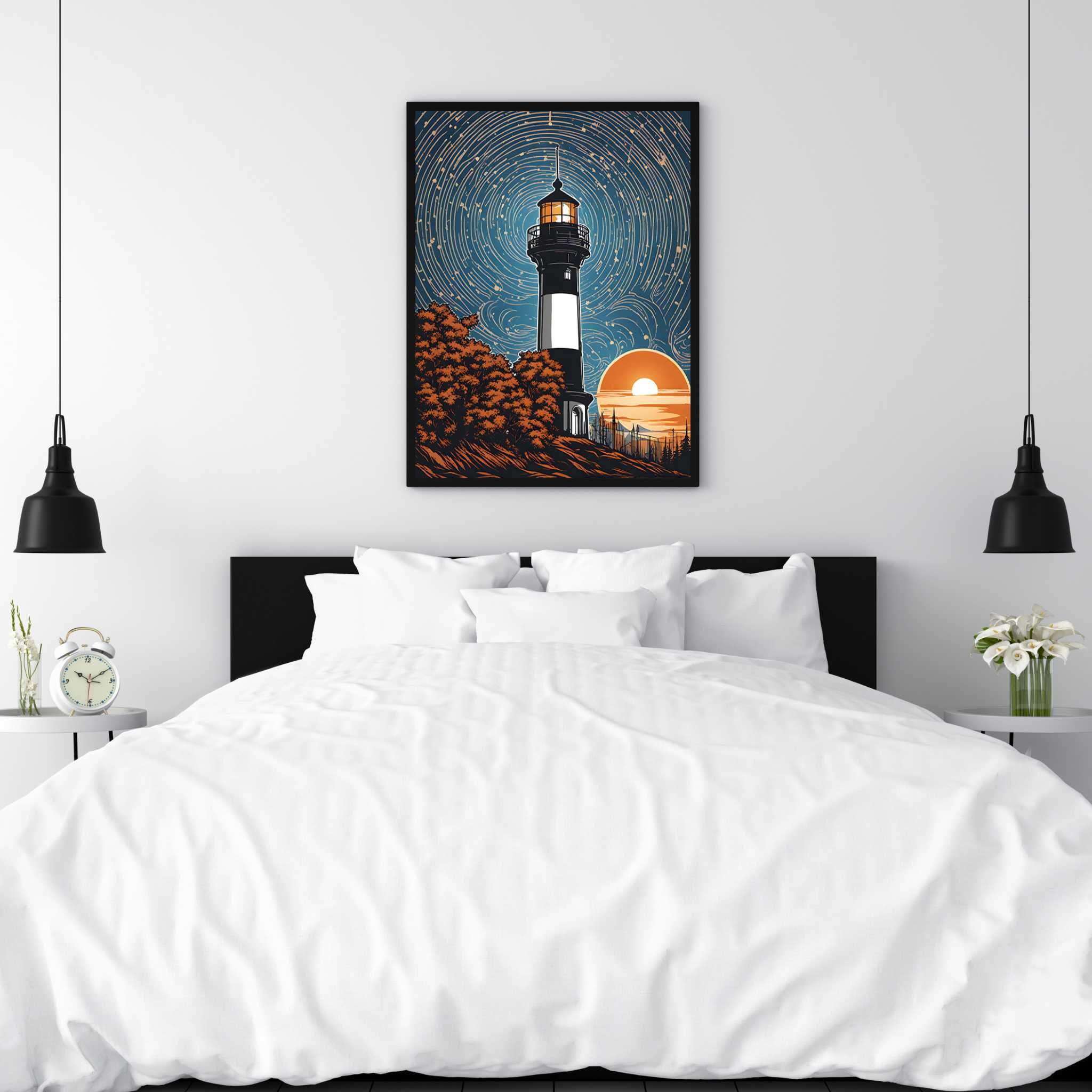 Plakat latarnia do salonu/ sypialni - 30x40cm