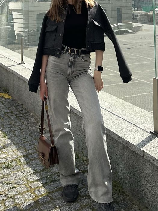 Сірі джинси Zara 34