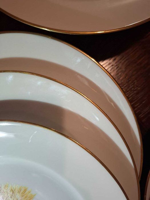 Набір порцелянових тарілок Лімож (Limoges), Франція. 12 шт.