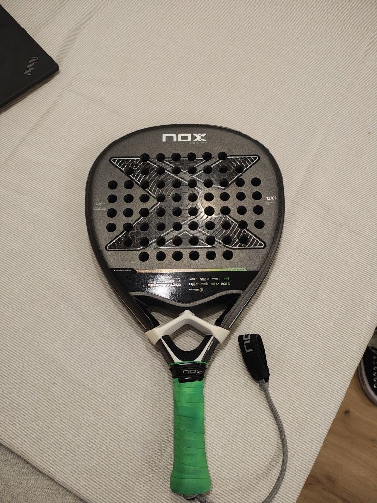 Raquete Padel NOX Leo Augsburguer LA10 2025 Quantum 12k
