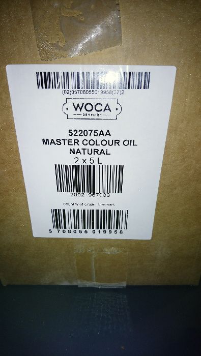 Olej do podłóg drewna Woca Master Colour Oil kolor naturalny. OSTATNIE