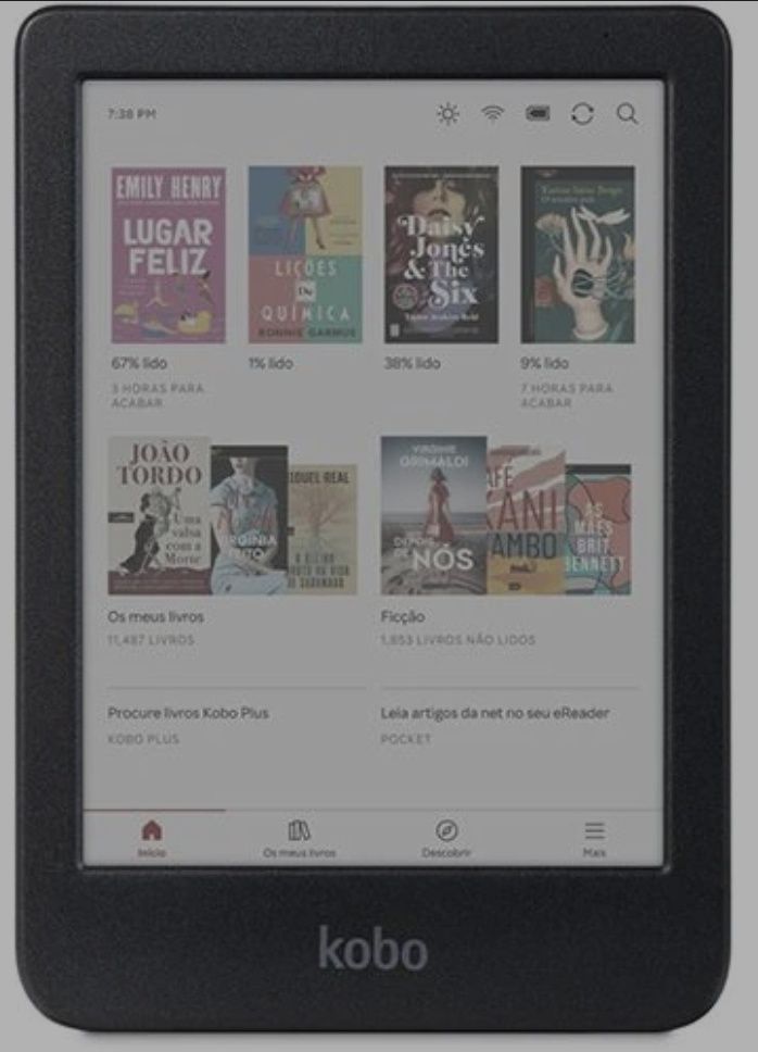 Kobo clara para leitura