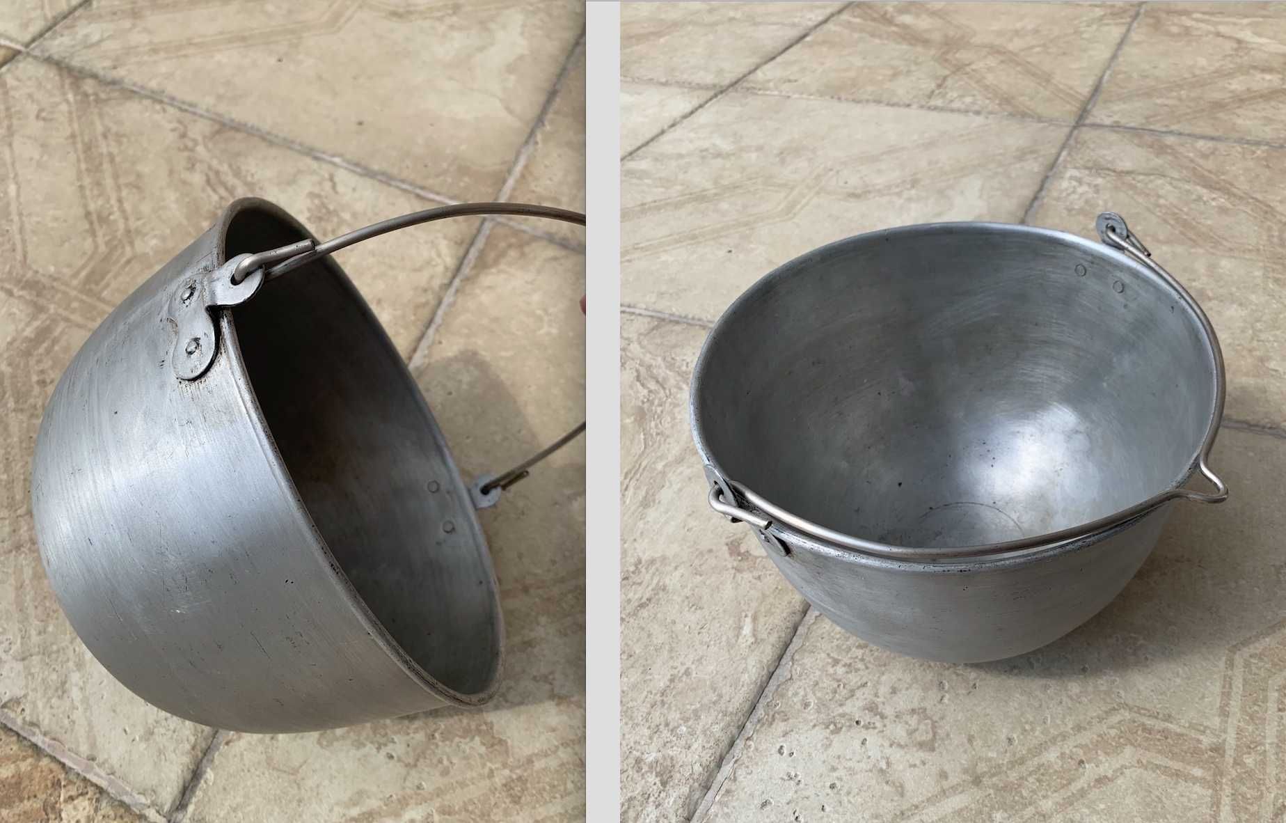 Гусятница, дуршлаг, кастрюля