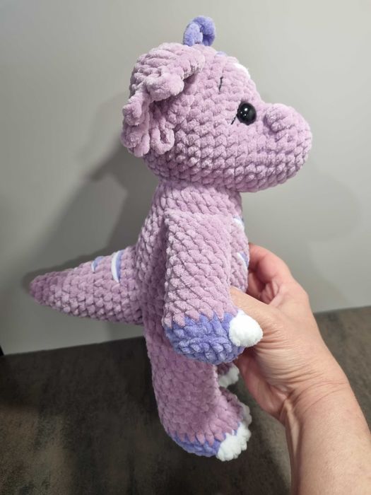 Smok,dinozaur, dragon na szydełku