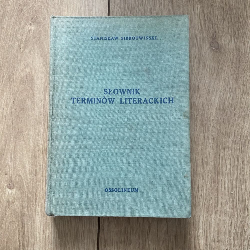 Słownik terminów literackich wyd. III S. Sierotwiński