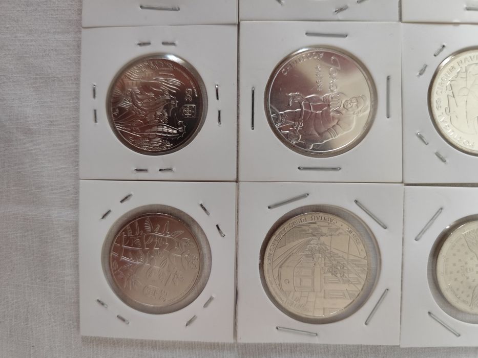 Moedas 2,5€ 5€ e 7,5€
