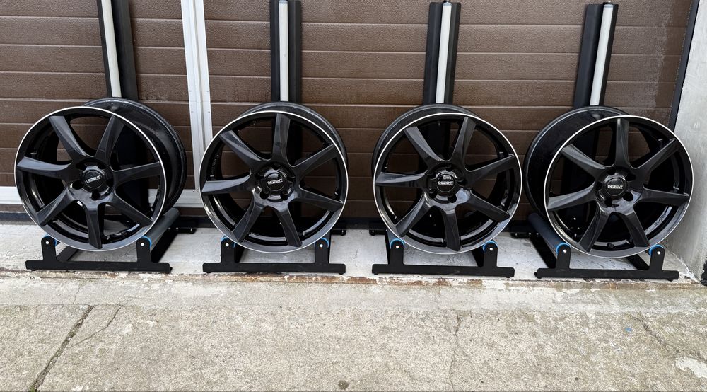 4x felgi aluminiowe Czarne 5x112 r18 et38 8J Alufelgi (czujniki TPMS)